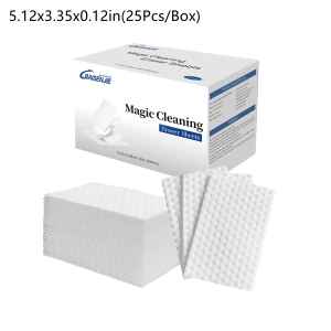 [LOCAL STOCK-Deliver in 1-3 days] Magic Sheets Cleaning Sponge Stubborn Stain Remover Multi Purpose Cleaning Pads Hacks Household Cleaner 25 Sheets