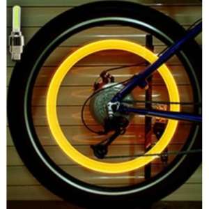 2pcs Bicycle Car Motor Wheel Tyre Tire Valve Cap LED Neon Flash Lamp Light Outdoor Cycling Mountain Bike Warning Light