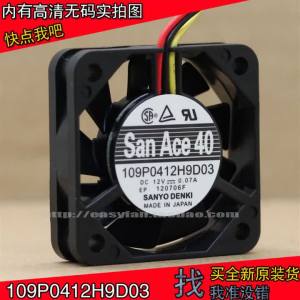 40mm Fan for SANYO 4cm 4010 12V 0.07A 109P0412H9D03 Dual Ball Bearing Fan 40x40x10mm