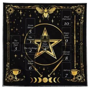 Square Divinations Tapestry Reading Astrologys Tablecloth Tarots Tablecloth Table Cloth Witchcrafts Supplies
