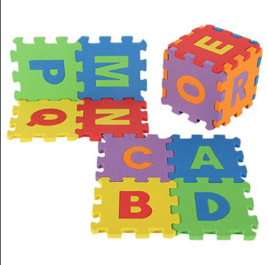 CHAINSHOP 10 pcs ABC Puzzle Mat Foam Baby Crawling Mat Tiles