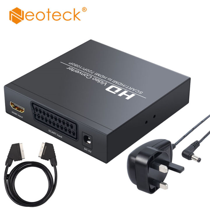 Neoteck SCART to HDMI Converter SCART HDMI to HDMI Converter