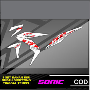 Stiker Striping Sonic 150 R Variasi Vietnam Style Transparan - Striping Sonic 150 R Desain Vietnam Terkini - SSNC-UV - GSI
