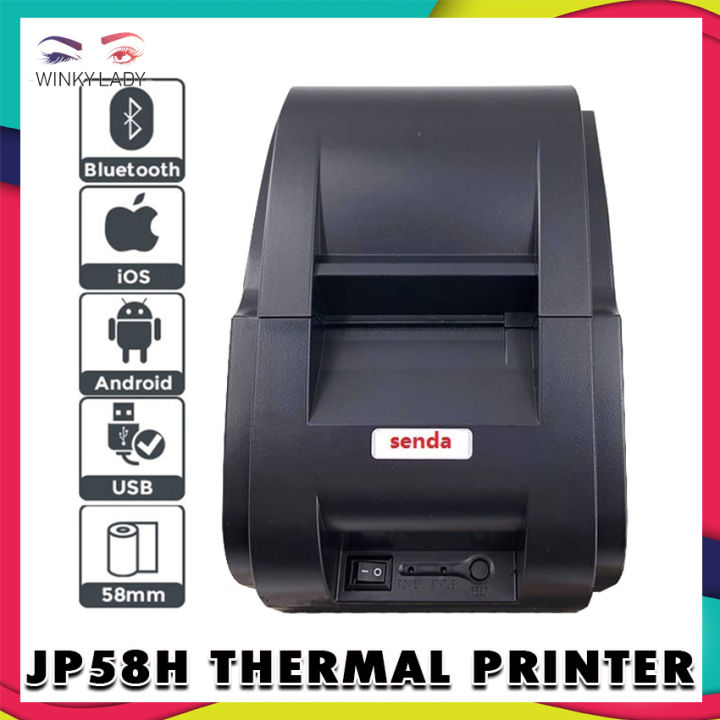 Xprinter USB Interface JP58H Thermal Receipt Printer Print (Black) Lazada PH