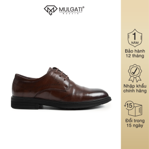 Giày tây nam MULGATI Royal Derby buộc dây vân lỗ - NW20303-50