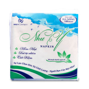 [Nhập RS0822 giảm 30k cho đơn 99k] Khăn Giấy Vuông Đa Năng Như Ý Napkin giấy ăn gói 100 tờ đủ khổ 330m x 330m | nhuycompany
