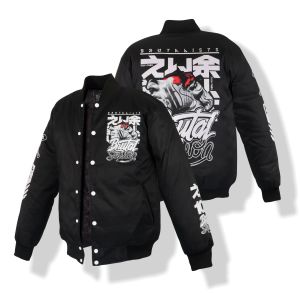 Jaket Pria Semi Bomber Keren Tebal Printing Premium Distro Jaket Pria Cowok Dewasa Terbaru 01