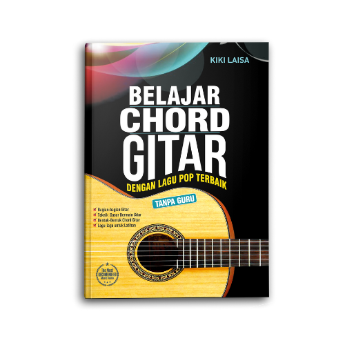 Buku Belajar Chord Kunci Gitar Dengan Lagu Pop Terbaik Tanpa Guru