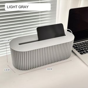 [🇵🇭 Stock&COD] Desktop Cable Storage Organizer Management Box Expansion Computer Wire Socket Charger Plastic Safety