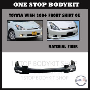 B1422 TOYOTA WISH 2004 FRONT SKIRT OE FIBERGLASS SKIRT LIP BODYKIT
