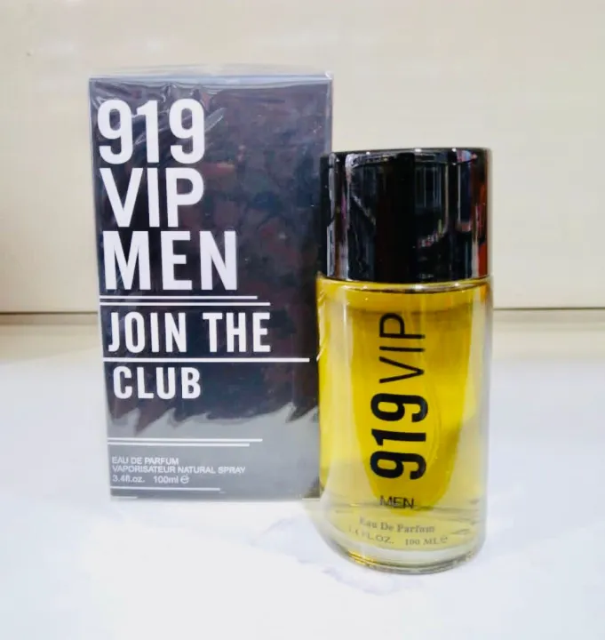 Available Hot selling 919 VIP MEN JOIN THE CLUB 100ml perfume