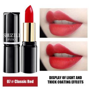 【COD】100% Original Lipstik Tabung Bulat Lipstik Pelembab Make Up Lipstick Kosmetik Mudah Diwarnai Dan Tidak Mudah Luntur Tahan Sepanjang Hari