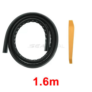 1.6m Car Sealing Strip Soundproof Sticker Front Windshield Gap Shockproof Adhesive Strip for Dashboard Center Console