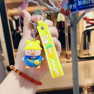 Gantungan Kunci Tali Karakter Sanrio Labubu Ganci Kuromi Hello Kitty Upset Duck Melody Moroll Gantungan Tas
