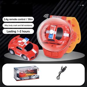 YUDESHUI Mặc 2.4G Với Có Thể Tháo Rời Dây Đeo Cổ Tay Kid Món Quà Cậu Bé RC Racing Đồ Chơi Đồng Hồ xe Đồ Chơi Điều Khiển từ xa Xe