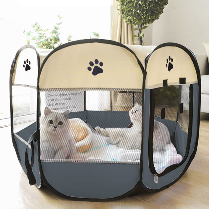 NEW Outdoor Big Dogs Playpen House Portable Folding Pet Ten Cage for Cat Puppy Kennel Cat Kennel