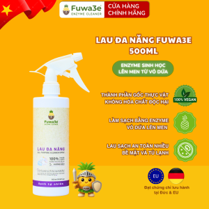 Nước Lau Bề Mặt Đa Năng Hữu Cơ Fuwa3e 2000ml Hương Nhu – Làm Sạch Dầu Mỡ Vết Bẩn Khử Khuẩn An Lành