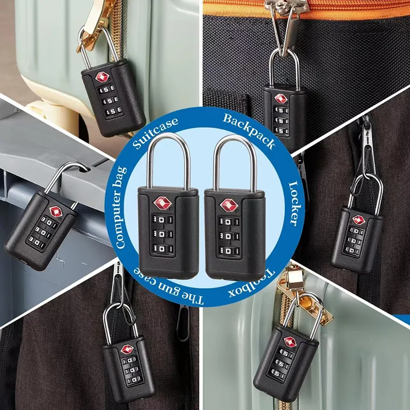 Locks For Luggage Foson TSA Approved Cable , Suitcase, Gun Case Lock ...