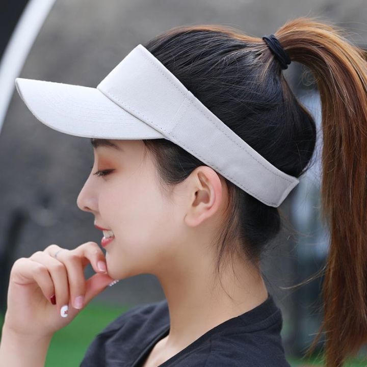 Women Sport Sun Visor Hats Empty Top Baseball Sun Cap,womens