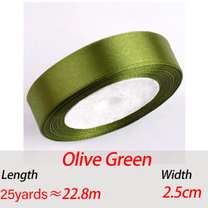 (2.5cm/25 Yards/Roll) Gift Ribbon Diy Butterfly Belt Ribbon Gift Packaging Ribbon Ribbon Clothing Accessories Silk Ribbons Roll