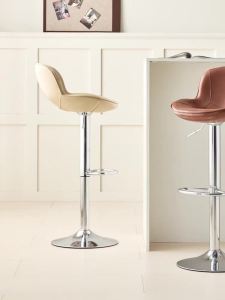 Balcony Table High Bar Table Bar High Tables & Sets Bar Counter Table High Table Italian Style Light Luxury Bar Stool with Adjustable Height and Swivel Function