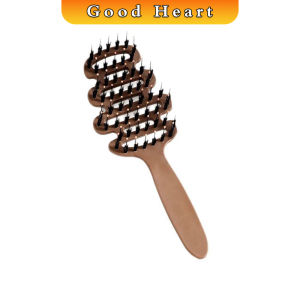 J.D. หวีไนลอนนวดหนังศรีษะ หวีผมตรง แปรงจัดแต่งทรงผมป้องกันไฟฟ้าสถิตย์ Hair Comb