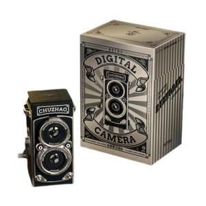 Retro Styles Mini Camera 1080P Video Recorder Camera with Double Lens for Street Photography Enthusiasts and Beginner