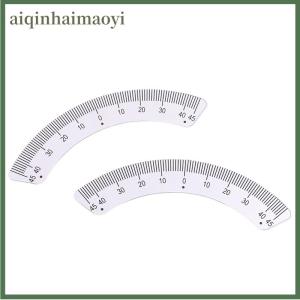 aiqinhaimaoyi Angle Plate Scale Ruler 45 Degree Angle Arc Measuring Gauging Tools Caliper