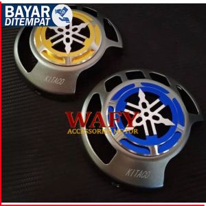 Tutup Kipas Cover Kipas Motor Yamaha Mio Fino Bahan Aluminium Cnc