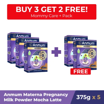 [B3G2] Anmum Materna Pregnancy Milk Powder Mocha Latte 375G [Mommy Care+ Pack]