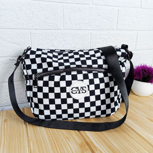 Tas Selempang Motif Wanita Sling Bag Polyester Cewek Fashion Korea Kasual Terbaru BISA COD T288