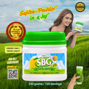 Sleep Better Body Pain Salveo Barley Grass (SBG) 100% Pure Organic All-natural  Food Supplement Babies Pregnant All Ages