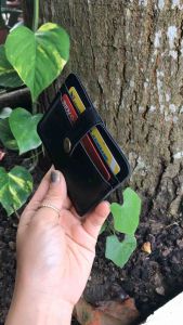 ví đựng card bóp đựng thẻ atm (Chat chốt tên-chọn màu)