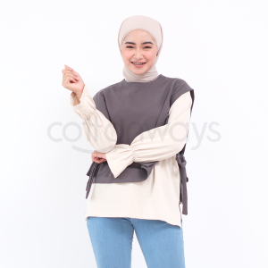 COTTONWAYS | Nala Vest Rompi Atasan Wanita Modis Elegan