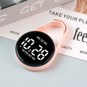 NOBLELYN Màn hình kỹ thuật số Đồng hồ treo điện tử Đèn LED Di động Đồng hồ bỏ túi phát sáng Sáng tạo Chống thấm nước Đồng hồ bỏ túi Trẻ em/Người lớn