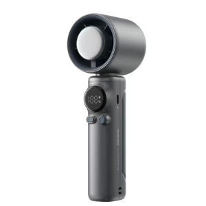 【Pocainoe】ถูก/แท้4000mAh พัดลมไอเย็นไฟฟ้าแบบพกพา พัดลมมือถือ 199 ระดับลมแรง พัดลมไร้ใบพัด พกพาสะดวก ชาร์จไฟได้ Ice Cooling Mini Fan