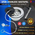 AFUR WASTAFEL 11/2 11/4 INCH SARINGAN PEMBUANGAN AIR BAK CUCI PIRING PLASTIK / STAINLESS TERMURAH. 
