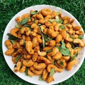 Hạt điều rang tỏi ớt/ hạt điều rang tỏi ớt lá chanh (thơm ngon- có video) {Khối lượng tịnh không tính bao bì}