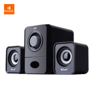 KISONLI Gaming Speaker Laptop/Komputer Bluetooth U-2900BT Subwoofer LED Light With Rotatable Button