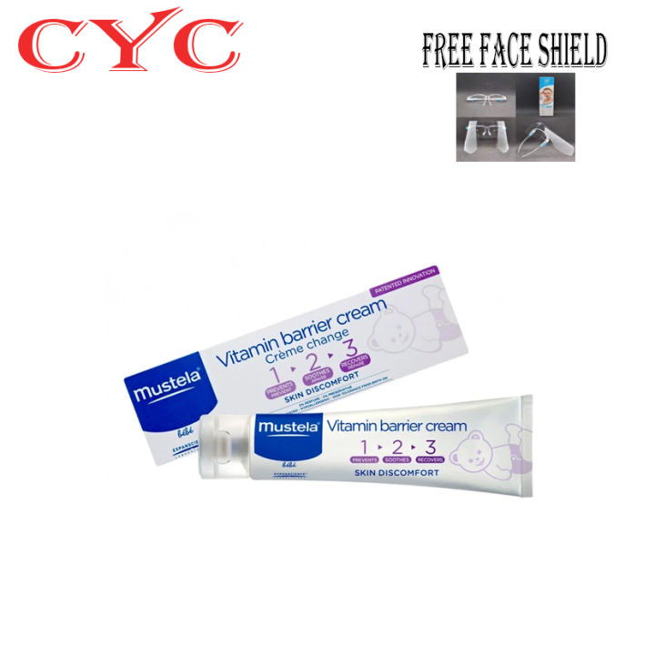 Mustela 1.2.3. Diaper Rash Cream, Baby Skin Protectant with Zinc Oxide