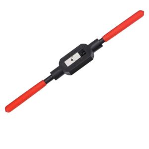 LITUILI Đen Đỏ Cờ lê vặn điều chỉnh Tay cầm bọc nhựa Không trượt Dụng cụ mở rộng giá đỡ vít Dự án DIY thi công ống nước Dụng cụ cầm tay T Ergonomic Vòi xoay