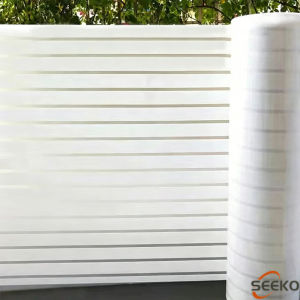 SK 45×100cm Static Striped Frosted Window Film Non-Adhesive Static Cling Privacy Glass Sticker