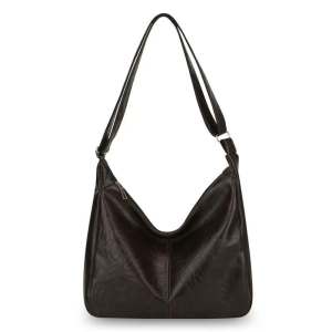 THANKS99 SHOP#8313 Stylish hobo shoulder bag featuring an adjustable crossbody strap and a minimalist front design.