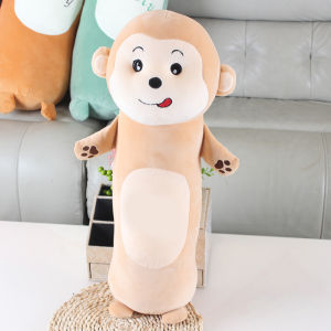 Gối ôm con khỉ siêu đáng yêu (65cm) vải miniso mềm mịn an toàn cho trẻ nhỏ hàng loại 1 siêu êm (màu nâu kem)