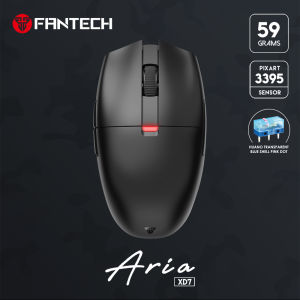 Fantech ARIA XD7 PIXART 3395 Huano Kailh Sensor 59g Super Lightweight Gaming Mouse / Wireless / Bluetooth / Rechargeable