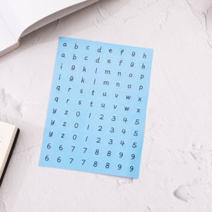 Zaman Now - Decoration Sticker Huruf / Membuat Pesan Anda Tampil Menarik