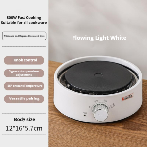 800W Electric Stove Mocha Pot Stove Household Small Freshly Brewed Coffee Machine Tea Stove Constant Temperature Mini Tea Maker Flower Teapot Special Stove Furnace