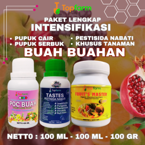 Pupuk Topfarm / Pupuk Paket Lengkap Buah Buahan / Pupuk Khusus Buah Buahan / Pupuk Booster Buah Buahan / Pupuk Buah Buahan Terbaik / Pupuk Pembesar dan Pelebat Buah Buahan