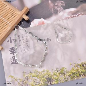 yksuib 1PC CLEAR โคมระย้ากระจกคริสตัลโคมไฟชิ้นส่วนปริซึมแขวนหยดจี้