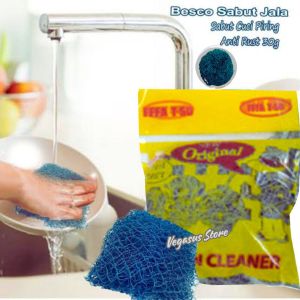 10Pcs Lebih Hemat Sabut Jala Jaring Nylon Sabut Cuci Piring Jaring Nylon 30gram-Aurora Store